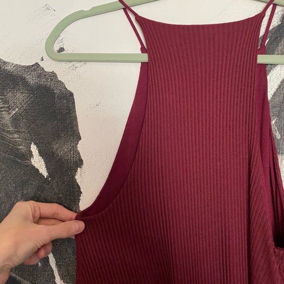 Silence + Noise | Urban Outfitters | Trapeze Dress | Red | Small - Picture 5 of 8